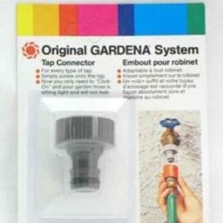 Gardena 6904 Connector Tap, 3/4 in, Female, Plastic