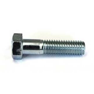 Reliable HC2Z716114CT Hex Bolt, 7/16-14 Thread, 1-1/4 in OAL, 2 Grade, Steel, Zinc, Coarse, Partial Thread