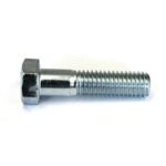 Reliable HC2Z38112B Hex Bolt, 3/8-16 Thread, 1-1/2 in OAL, 2 Grade, Steel, Zinc, Coarse, Partial Thread