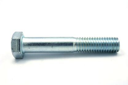 Reliable HC2Z38112L Hex Bolt, 3/8-16 Thread, 1-1/2 in OAL, 2 Grade, Steel, Zinc, Coarse Thread