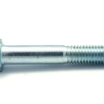 Reliable HC2Z38114L Hex Bolt, 3/8-16 Thread, 1-1/4 in OAL, 2 Grade, Steel, Zinc, Coarse Thread