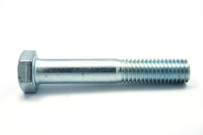 Reliable HC2Z38114L Hex Bolt, 3/8-16 Thread, 1-1/4 in OAL, 2 Grade, Steel, Zinc, Coarse Thread