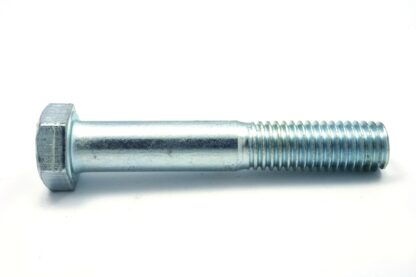 Reliable HC2Z381L Hex Bolt, 3/8-16 Thread, 1 in OAL, 2 Grade, Steel, Zinc, Coarse Thread