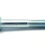 Reliable HC2Z382L Hex Bolt, 3/8-16 Thread, 2 in OAL, 2 Grade, Steel, Zinc, Coarse Thread