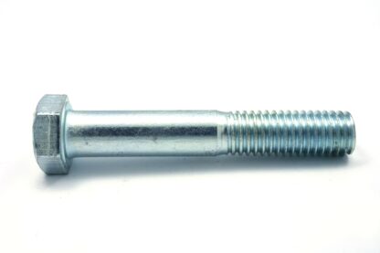 Reliable HC2Z382L Hex Bolt, 3/8-16 Thread, 2 in OAL, 2 Grade, Steel, Zinc, Coarse Thread