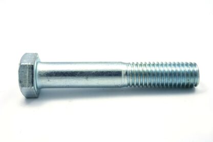 Reliable HC2Z516412L Hex Bolt, 5/16-18 Thread, 4-1/2 in OAL, 2 Grade, Steel, Zinc, Coarse Thread