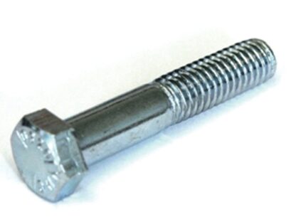 Reliable HC5Z14112L Hex Bolt, 1/4-20 Thread, 1-1/2 in OAL, 5 Grade, Steel, Zinc, Coarse, Partial Thread, 50/BX