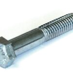 Reliable HC5Z14212L Hex Bolt, 1/4-20 Thread, 2-1/2 in OAL, 5 Grade, Steel, Zinc, Coarse Thread