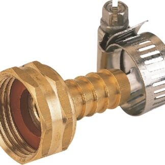 Landscapers Select GB934F3L Hose Coupling, 1/2 in, Female, Brass, Brass