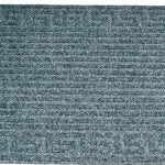 Simple Spaces 06ABSHE-02-3L Door Mat, 30 in L, 18 in W, Non-Woven Surface, Dark Gray