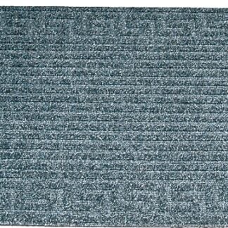 Simple Spaces 06ABSHE-02-3L Door Mat, 30 in L, 18 in W, Non-Woven Surface, Dark Gray