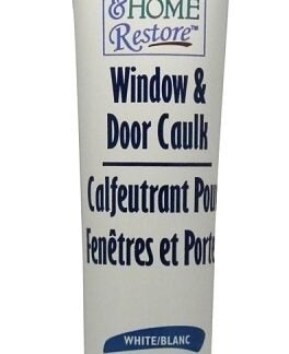 Red Devil 0848 Window and Door Caulk, White, -20 to 180 deg F, 5 fl-oz Squeeze Tube