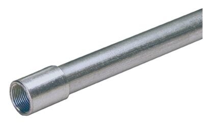 Columbia-MBF 734637 Conduit, 1 in, 10 ft L, Steel, Galvanized