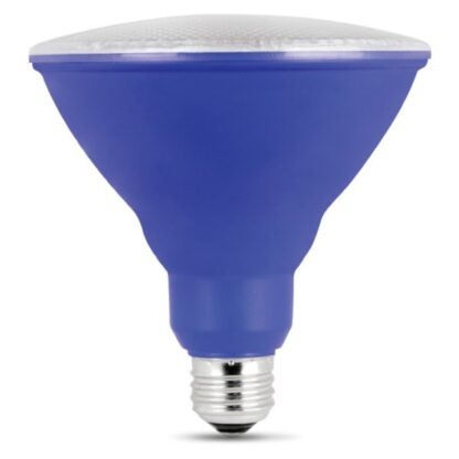 Feit Electric PAR38/B/10KLED/BX LED Bulb, Flood/Spotlight, PAR38 Lamp, E26 Lamp Base, Blue Light Sells in Quantity of 4