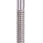 ProSource LR295 Eye Bolt, 6 mm Thread, Machine Thread, 2-1/4 in L Thread, 15/16 Dia Eye, 182 lb Working Load Sells in Quantity of 10