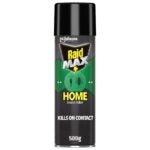 Raid 610841 Home Insect Killer, Liquefied Gas, Spray Application, Indoor, 500 g Aerosol Can Sells in Quantity of 12