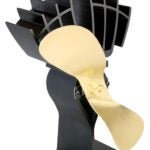 Ecofan 812AMBBX Stove Fan, 175 cfm Air, Gold