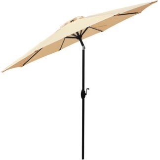 Seasonal Trends 59597 Market Umbrella Market, 94.49 in H, 106.3 in W Canopy, 106.3 in L Canopy, Octagonal Canopy