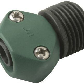 Landscapers Select GC531-23L Hose Coupling, 1/2 in, Male, Plastic, Green and Black