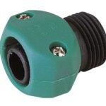 Landscapers Select GC5313L Hose Coupling, 5/8 to 3/4 in, Male, Plastic, Black/Green