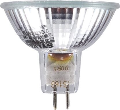 Sylvania 58514 Halogen Bulb, 20 W, GU5.3 Lamp Base, MR16 Lamp, 200 Lumens, 3000 K Color Temp, 2000 hr Average Life