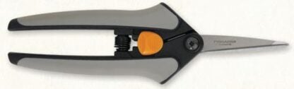 FISKARS 399240-1003 Micro-Tip Pruning, Stainless Steel Blade, Comfort-Grip Handle, 6 in OAL