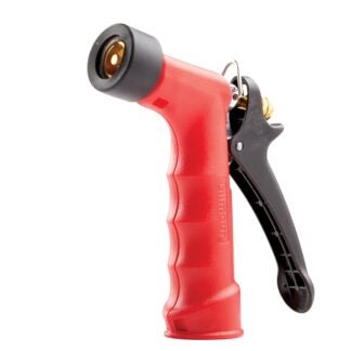 Gilmour 0572 Hose Nozzle, Female, Metal, Red