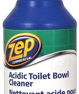 Zep CAATB32 Toilet Bowl Cleaner, 32 oz Bottle, Liquid, Pine, Blue