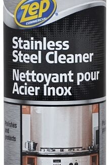 Zep CASSTL14 Stainless Steel Cleaner, 414 mL Can, Gas, Amber