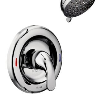 Moen Adler L82839 Tub and Shower Faucet, 1.75 gpm Showerhead, 1 Spray Settings, Diverter Tub Spout, 1-Handle