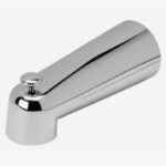 Moen M-Line Series M1491 Diverter Tub Spout, 7 in L, 1/2 in Connection, Slip, Zinc, Chrome Plated