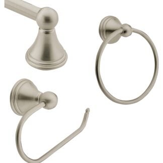 Moen Preston Series DN8433BN Bath Hardware Set, Metal, Brushed Nickel