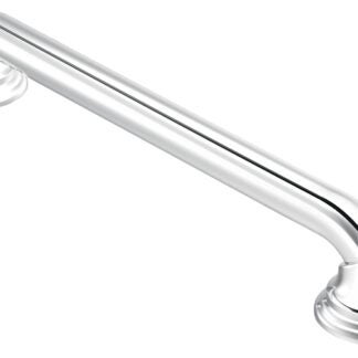 Moen Home Care Series LR8716D3CH Designer Grab Bar, 16 in L Bar, 250 lb, Stainless Steel, Chrome, Screw Mounting