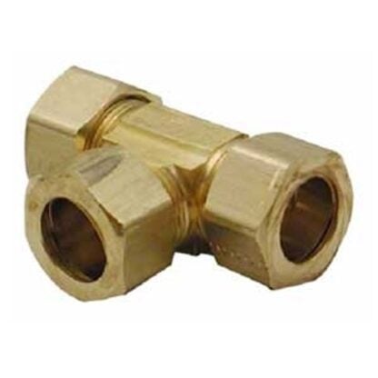 Moen M-Line Series M0576 Tube Tee, 5/8 in, Compression, Solid Brass