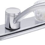 Moen Adler Series CA87685 Kitchen Faucet, 1.5 gpm, 3-Faucet Hole, Metal, Chrome Plated, 8 in Faucet Centers