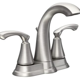 Moen Tiffin Series WS84876SRN Bathroom Faucet, 1.2 gpm, 2-Faucet Handle, Metal, Brushed Nickel, Lever Handle