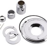 Moen M1913 Remodel Cover Plate, Chrome Plated, For: Delta Tub/Shower Faucets