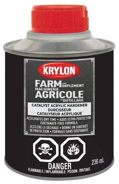 Krylon 420460000 Farm and Implement Catalyst Acrylic Hardener, Liquid, 8 oz Sells in Quantity of 12