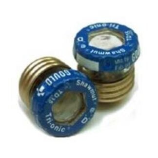 Leviton 00964-701 Plug Fuse, 25 A, 125 V, Glass Body, D