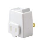 Leviton 01470-732 Grounded Switch Tap, 2 -Pole, 15 A, 125 VAC, NEMA: NEMA 5-15R, White