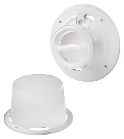 Leviton 09850 Lamp Holder, 120 V, 10 W, Thermoplastic Housing Material, White