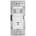 Leviton IPHS5-742 Humidity Sensor and Fan Control Switch, 5 A, 120 V, White