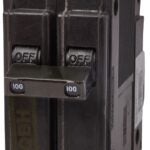 Eaton QBH2100 Replacement Classic Circuit Breaker, Type QBH, 100 A, 2-Pole, 120/240 VAC