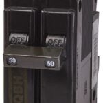 Eaton QBH250 Replacement Classic Circuit Breaker, Type QBH, 50 A, 2-Pole, 120/240 VAC