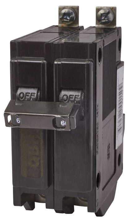 Eaton QBH260 Replacement Classic Circuit Breaker, Type QBH, 60 A, 2-Pole, 120/240 VAC