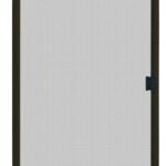 Screen Tight PSD36B Patio Screen Door, 36 in W Opening, 77-3/8 to 80 in H Opening, Aluminum Frame, Bronze