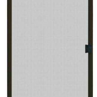 Screen Tight PSD36B Patio Screen Door, 36 in W Opening, 77-3/8 to 80 in H Opening, Aluminum Frame, Bronze