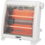 PowerZone H-5511 Infrared Quartz Radiant Heater, 12.5 A, 120 V, 400/800 W, 2-Heating Stage, White