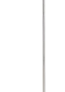 Boston Harbor GS-T122421-F1-WH Floor Lamp, 120 V, 100 W, 1-Lamp, A19 or CFL Lamp, Metal/Fabric Shade