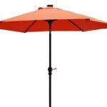 Seasonal Trends 59488 Tilt Umbrella, 92.9 in H, 107.9 in W Canopy, 107.9 in L Canopy, Round Canopy, Steel Frame